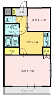 グランドハイム石野【2階】の間取り