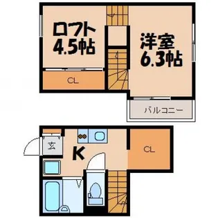 プレシャスコート【2階】の間取り