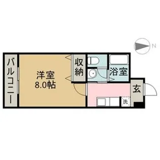 ルミエール・E【1階】の間取り