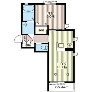 Louise(ルイーズ)【2階】の間取り