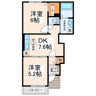 ネオ・レジデンスA・B【1階】の間取り