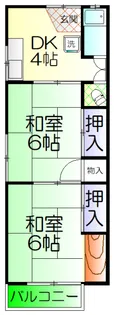 小川荘【2階】の間取り