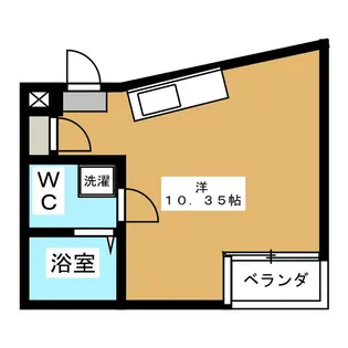 ROOM335【2階】の間取り