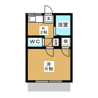 ケントハイツ【1階】の間取り