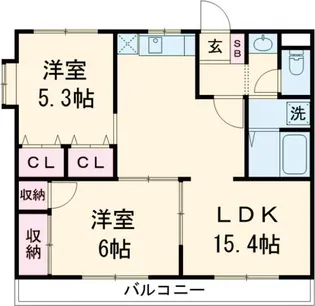リュミエール【2階】の間取り