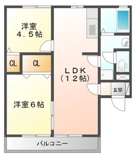 ROMAN HOLIDAY【2階】の間取り
