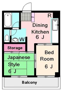 ローズハイツカネコ【2階】の間取り