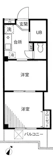 ビューテラス大崎【3階】の間取り