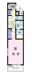 アルモニーブラッセ【2階】の間取り