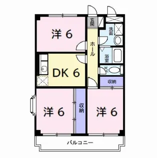 ガーデンプレイスI【3階】の間取り