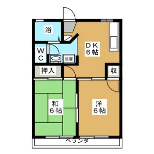 ウォールナッツC棟【1階】の間取り