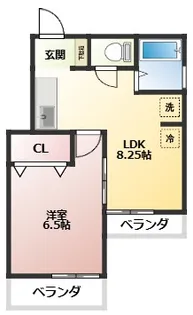 ヴァンベール・ワカバ【2階】の間取り