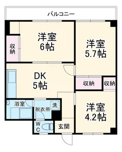 第3森ビル【3階】の間取り