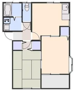ツインハウス【2階】の間取り
