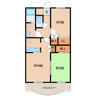 イストワール岩渕V【3階】の間取り