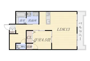 トーカングランドマンション第6鹿児島【8階】の間取り