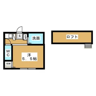 エクセル東林間【2階】の間取り