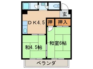 マンション藤【2階】の間取り