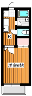 ヴォンビューラ【2階】の間取り