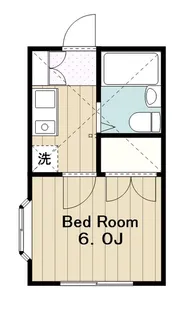 ベルメゾン本厚木【2階】の間取り