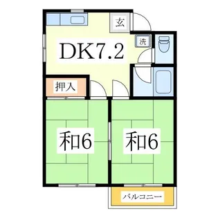 モンシェリー日秀【2階】の間取り