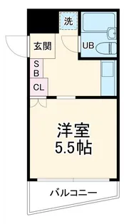 クリオ妙蓮寺弐番館【3階】の間取り