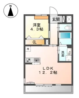 サンプレイス【1階】の間取り