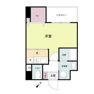 TOYOTOMi STAY Premium 神戸湊川公園【3階】の間取り