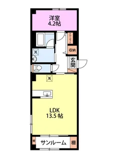 新潟県新潟市中央区米山5【マンション】の間取り