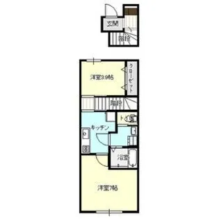 フェリス上田【2階】の間取り