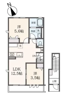 神奈川県横浜市青葉区あかね台1【アパート】の間取り