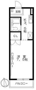 1Kの間取り画像