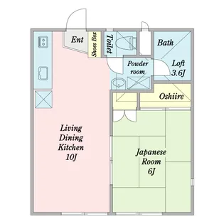 クニヤスNO.2【1階】の間取り