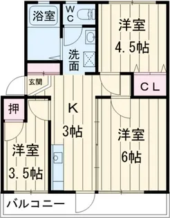 ひとみマンション【3階】の間取り