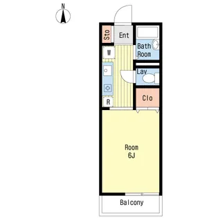 スクエア西新井【2階】の間取り