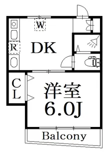 第2萩原ビル【2階】の間取り