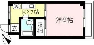 サニーコーポ【2階】の間取り