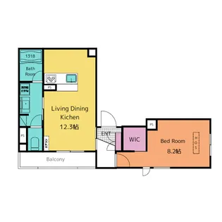 Ecrarge本山【2階】の間取り