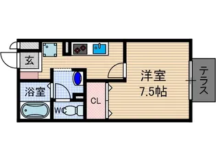 ルース・デ・エスペランサ【1階】の間取り