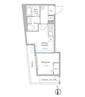 グローリオシェルト池袋本町【3階】の間取り