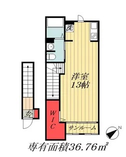 ガーデンハウス【2階】の間取り