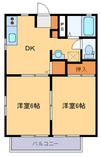 サニーランド【2階】の間取り