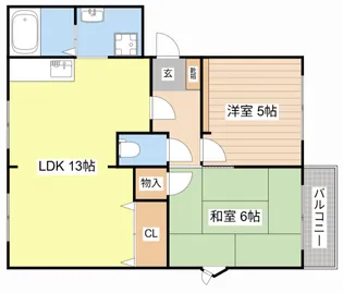ピアコート【2階】の間取り