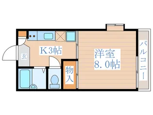 マエパコーポ【2階】の間取り