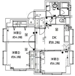 グランコールス東北沢【1階】の間取り