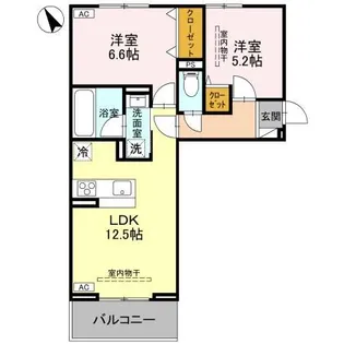 TORISIASデクシア【2階】の間取り