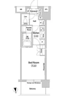 World Residence 大手町【9階】の間取り