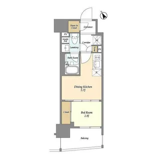 テラス横浜鶴見【9階】の間取り