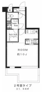 アイステージ恵比寿【2階】の間取り
