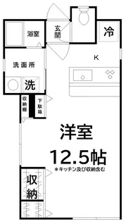ワンオーワン【2階】の間取り